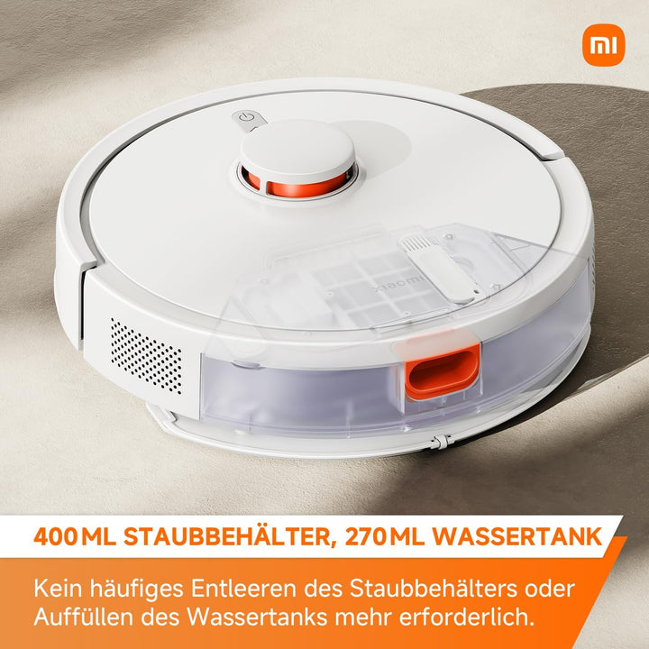 Xiaomi Robot Vacuum S20 Saug- und Wischroboter, Smarter Reinigungsplan mit LDS Lasernavigation, 5000