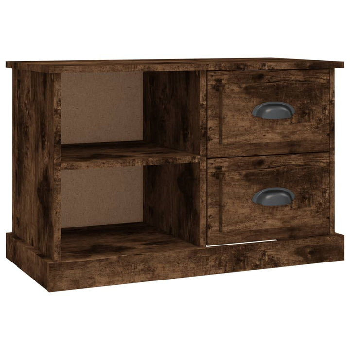 vidaXL TV Schrank, Fernsehtisch mit 2 Schubladen 2 Fächern, Fernsehschrank Lowboard für Wohnzimmer S