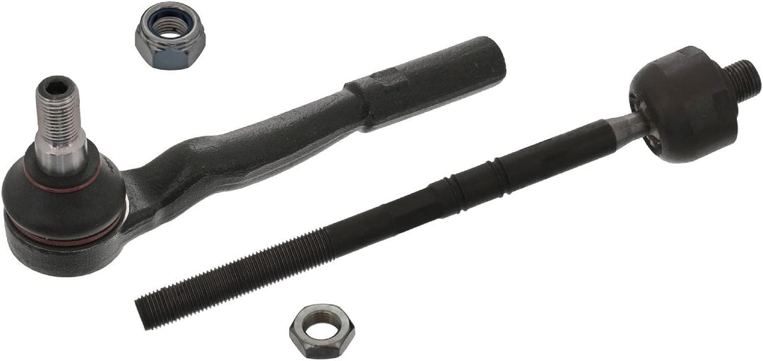 febi bilstein 26761 Spurstange mit Endstück und Sicherungsmutter , 1 Stück Vorderachse links, Vorder