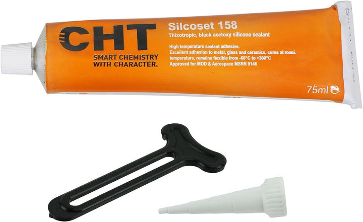 ACC Silcpset 158 - Glastürkleber für hohe Hitze und Ofen