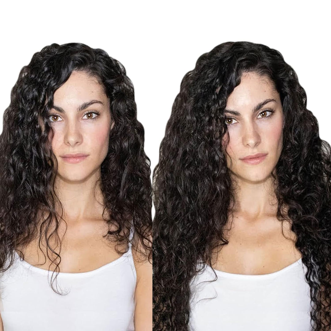 RUNATURE Tape in Extensions Echthaar Braun 35cm 20pcs Locken Haarverlangerung Invisible Tape Extensi
