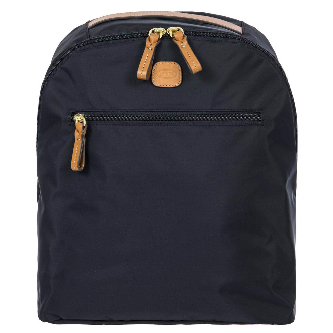 Bric's Mittelgrosser Nylon-Rucksack X-Kollektion, mit Trolleygriff-Halteschlaufe, Leicht, Robust & W