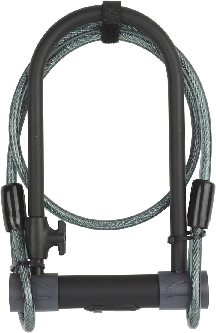 Yale High Security Bügelschloss mit Sicherheitskabel - YUL2C/13/230/1 - 230 mm - Ultra gehärteter Bü