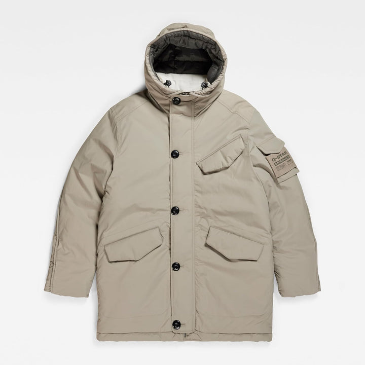 G-STAR Herren Vodan Padded Hooded Jacket XS Grau (elephant skin D22713-D419-G106), XS Grau (elephant