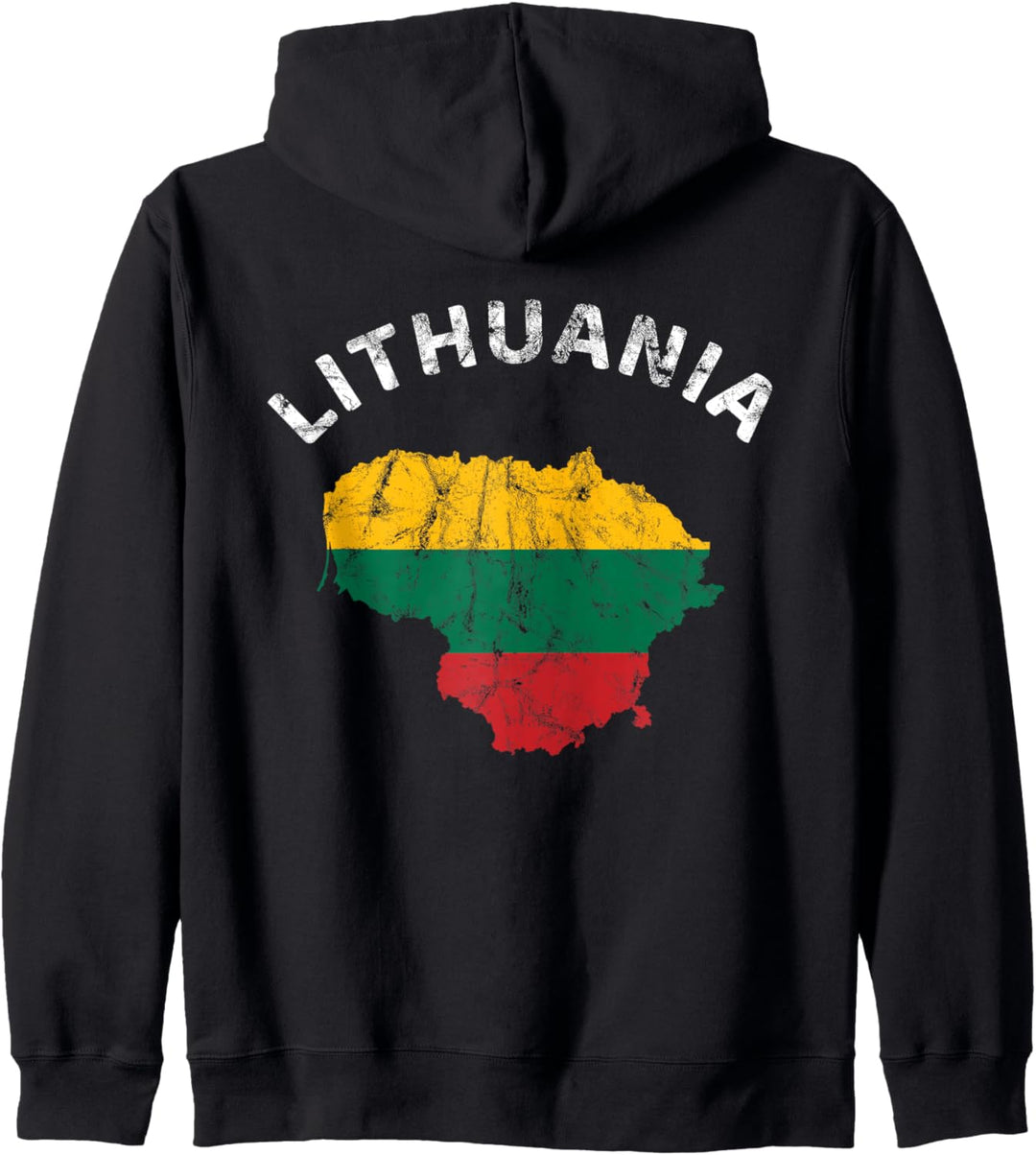 Litauen Flagge, Lithuania Flag, Lietuva, Flagge Litauen Kapuzenjacke