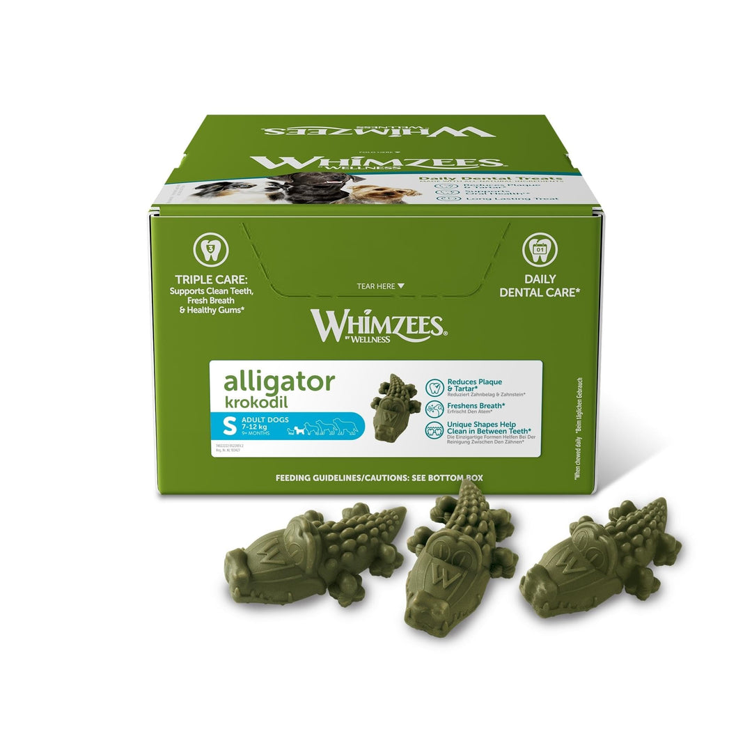 Whimzees Krokodile grösse S / 150 St. im Display, 1er Pack (1 x 2.25 kg)