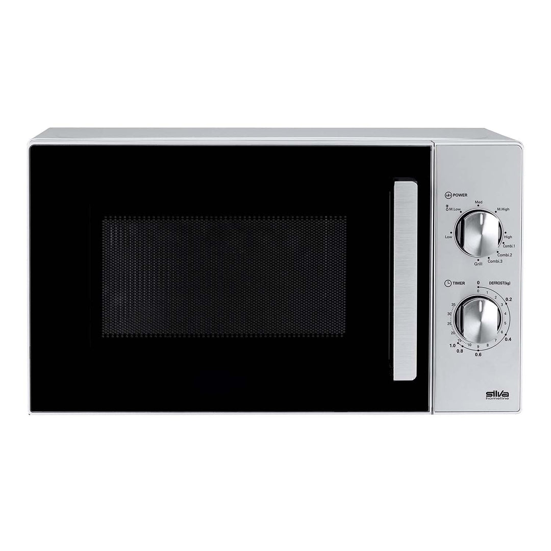 Silva Schneider MW-G 25.5 Mikrowelle mit Grill 20 Liter, 700W Mikrowellenleistung, 1000W Grill, 5 Le