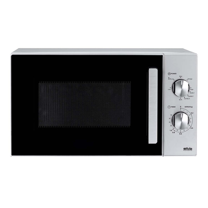 Silva Schneider MW-G 25.5 Mikrowelle mit Grill 20 Liter, 700W Mikrowellenleistung, 1000W Grill, 5 Le