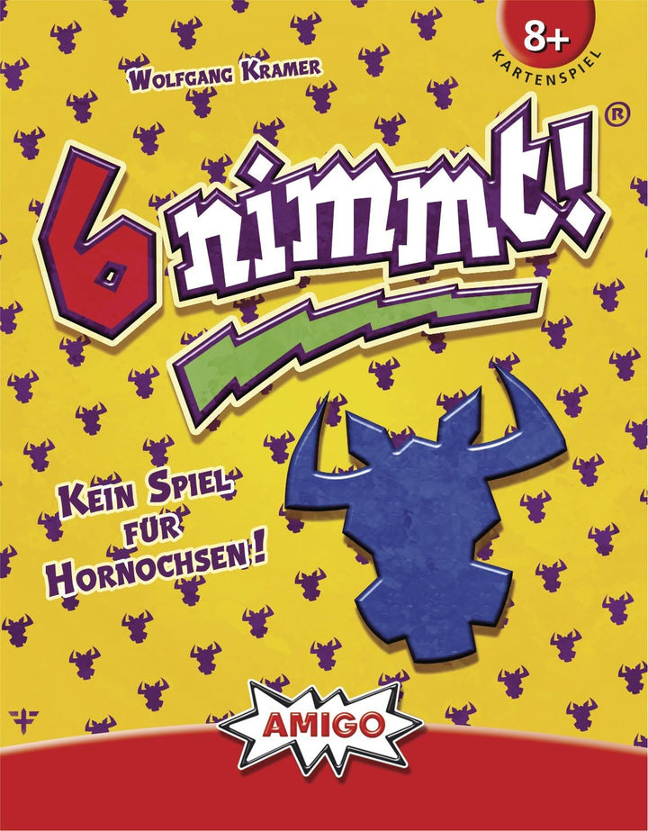 AMIGO 02401 6 nimmt 30 Jahre-Edition & 4910-6 nimmt!, Kartenspiel 6 nimmt + Kartenspiel, 6 nimmt + K
