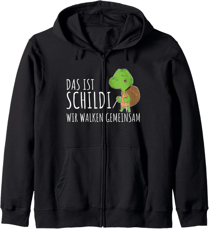 Das Ist Schilde Wir Walken Gemeinsam Kapuzenjacke