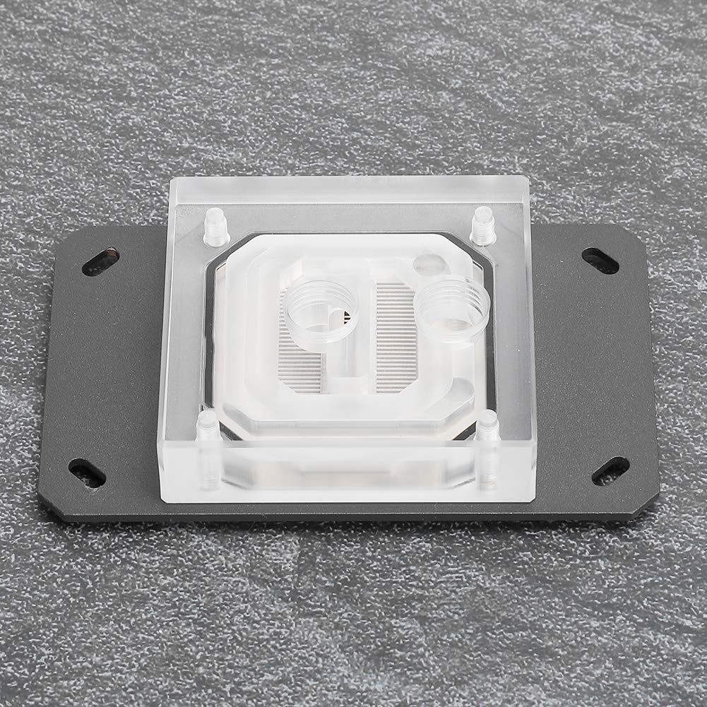 ASHATA Wasserkühlblock, CPU Wasserblock für AMD-Serie AM3/AM4-Desktop-Peripheriegeräte Computerzubeh