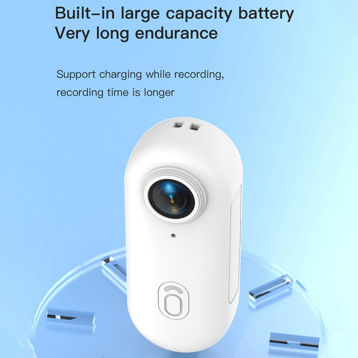 Zeerkeer Mini Action Cam 1080P Full HD WiFi Vlog Kamera 120° Weitwinkel Wasserdicht 30m, Kleine Body