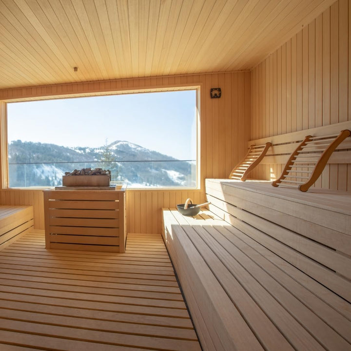 HOFMEISTER® Sauna-Set: Ergonnomische Rückenlehne, Kopfstütze &amp; Beinstütze – Wellness-Geschenkset für