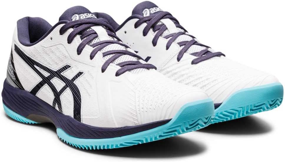 ASICS Herren Solution Swift Ff Clay Sneaker 44 EU White Indigo Fog, 44 EU White Indigo Fog