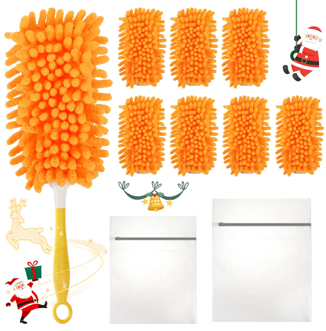 9 Stück Staubwedel Waschbar Für Swiffer Duster Staubmagnet Nachfüllpack, 360°Für Swiffer Staubmagnet