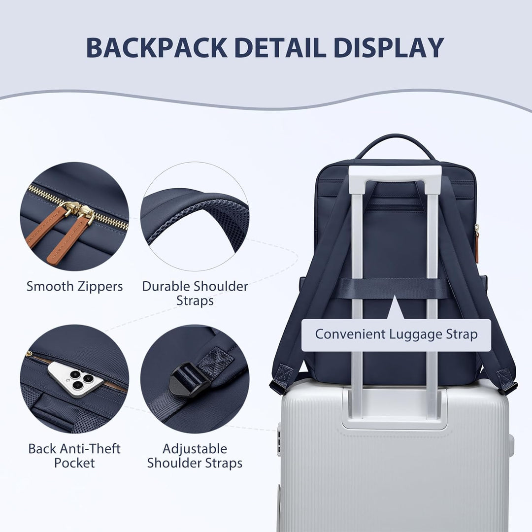 Laptop Rucksack Damen,Gross Anti Diebstahl Arbeitrucksack, Business Backpack, Computerrucksack, Läss