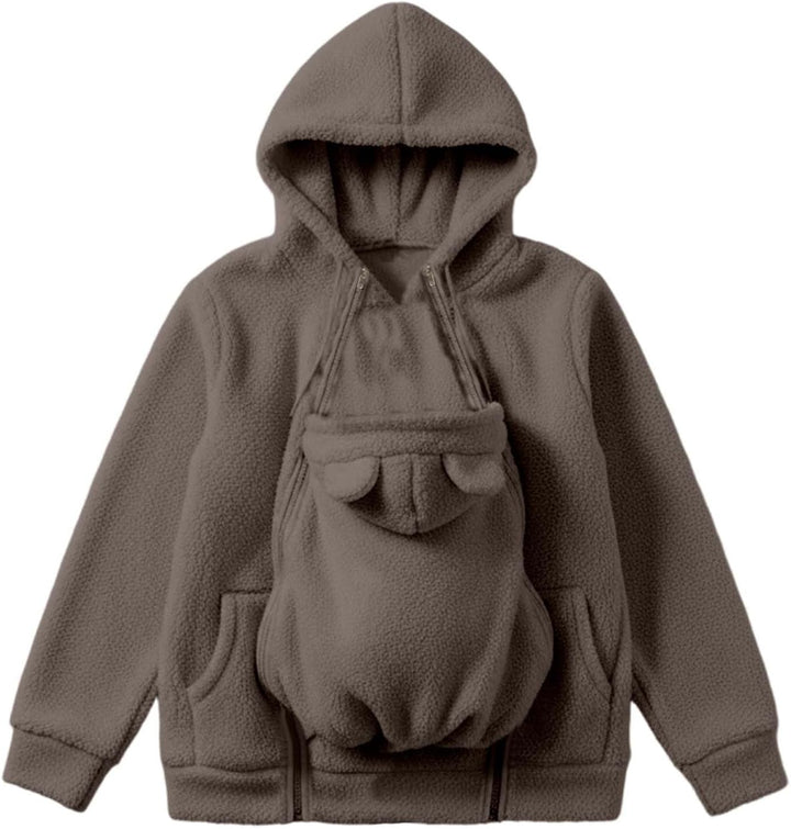 Generisch Winterjacke, Khaki-b XL