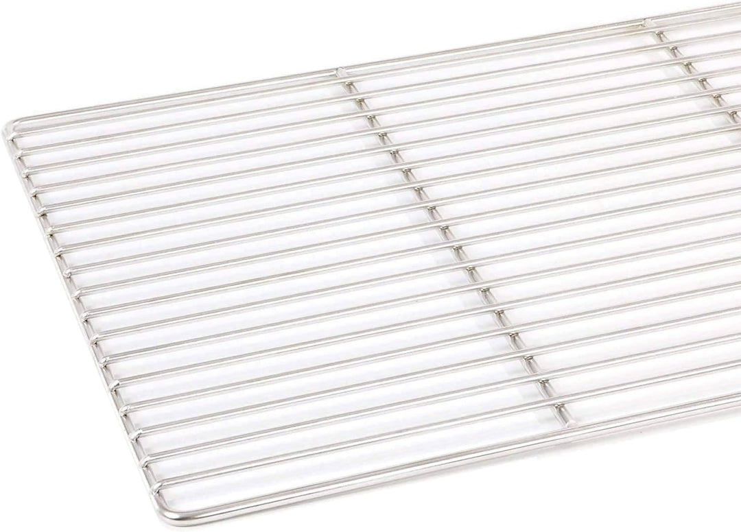 Grillrost 55 x 30 cm aus Edelstahl rostfrei und elektropoliert