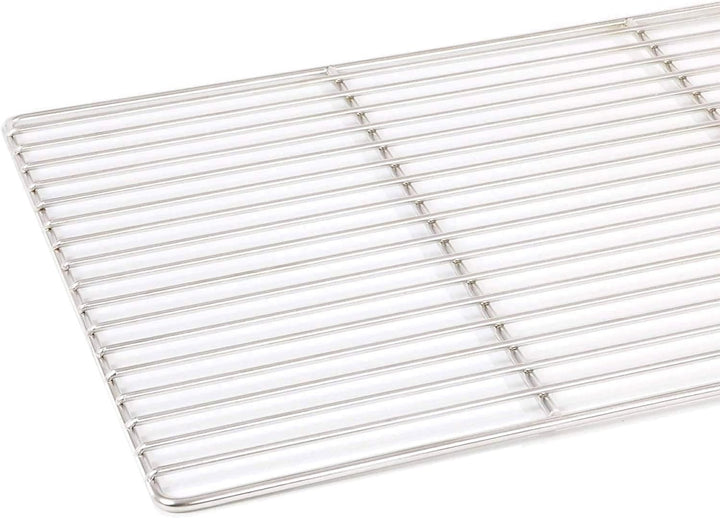 Grillrost 55 x 30 cm aus Edelstahl rostfrei und elektropoliert