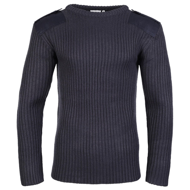 Fort Herren 120 Crewneck Combat Pullover, Marineblau, XL UK XL Marineblau, XL Marineblau
