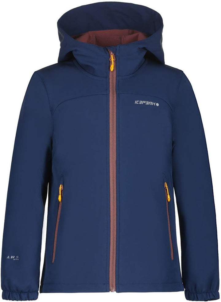 ICEPEAK Kobryn Softshell Kinder 140 Navy Blue, 140 Navy Blue