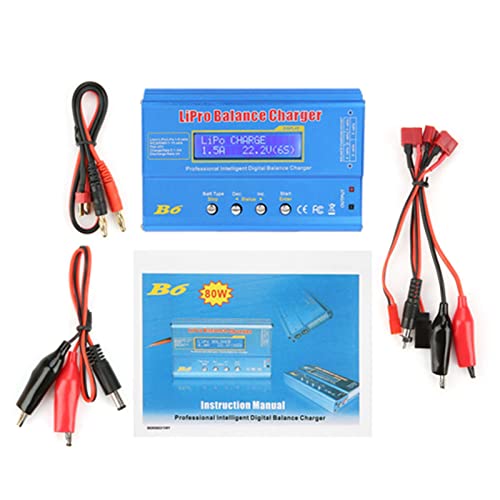 FTVOGUE B6 80W Digital LCD Balance Ladegerät Entlader Parallel Ladegerät für LLiPo NiMH RC Batterie