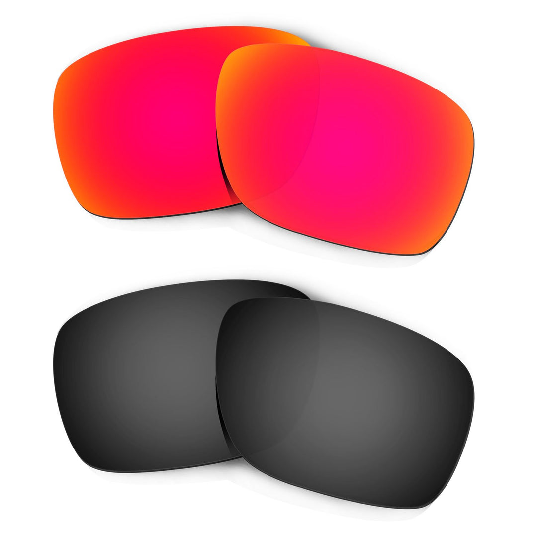 HKUCO Plus Replacement Lenses For Oakley Turbine - 2 pair Combo Pack