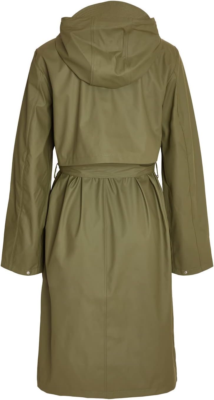 Noisy may Damen Nmsky L/S Raintrenchcoat Noos Regenmantel, Kalamata