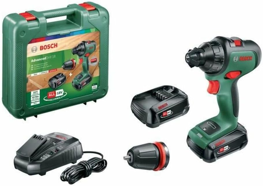 Bosch Home and Garden Bosch Akku-Bohrmaschine AdvancedDrill 18 (2 Akkus, 18 Volt System, im Handwerk