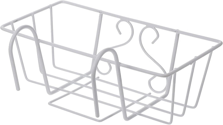 BESTONZON Balkongeländer Blumentopf Halterung Balkon Geländer Topf Regal Metall Blumentopfhalter Eis