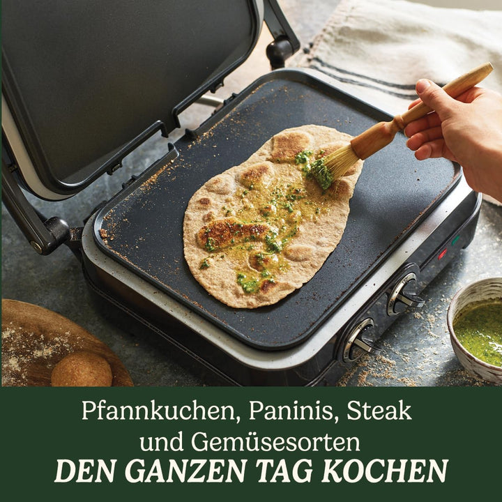 Cuisinart Griddle & Grill Kontaktgrill mit 2 spülmaschinenfesten Gillplatten Blu, Blu