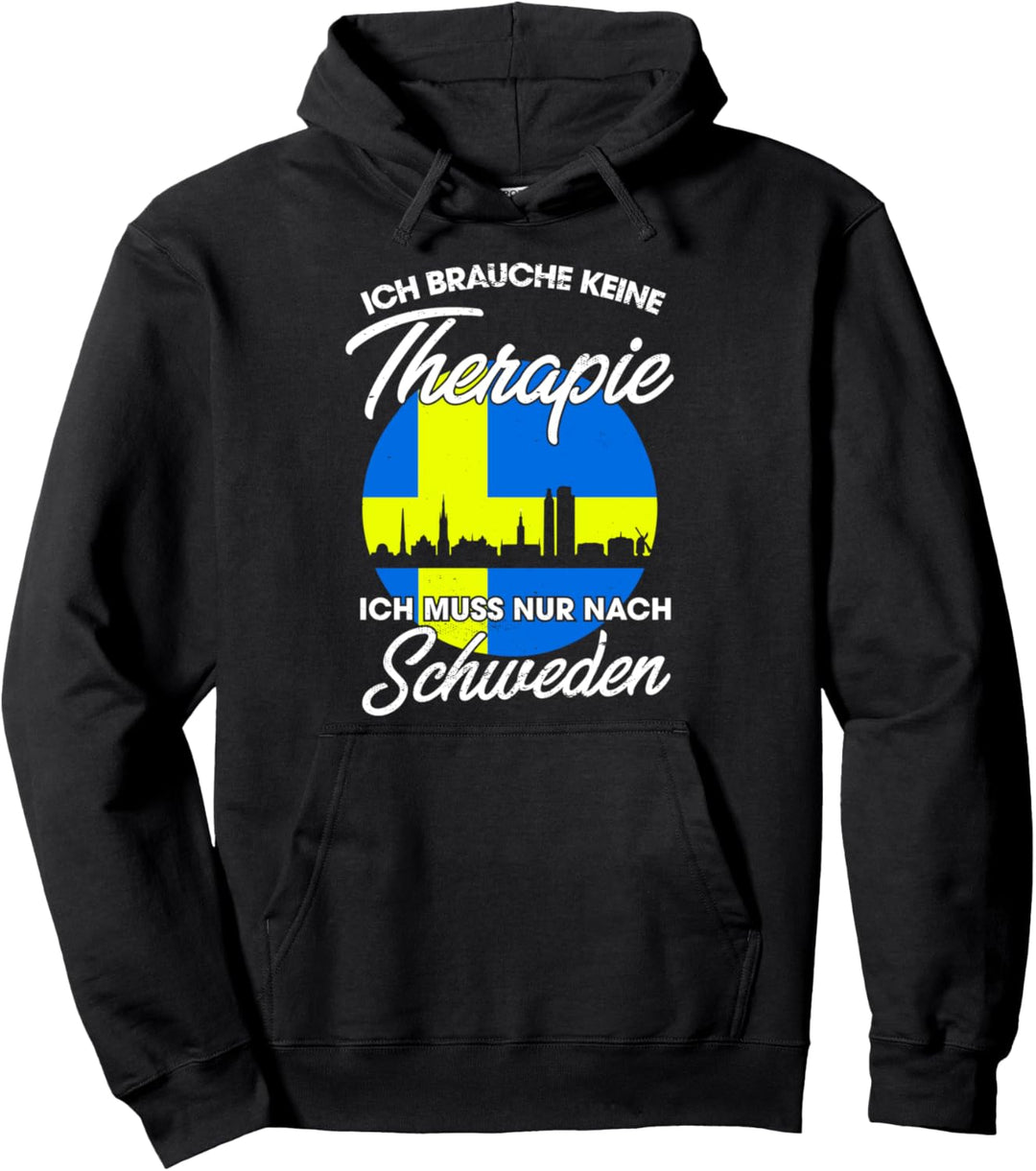 Schwedische Flagge I Schweden Urlaub I Schweden Pullover Hoodie