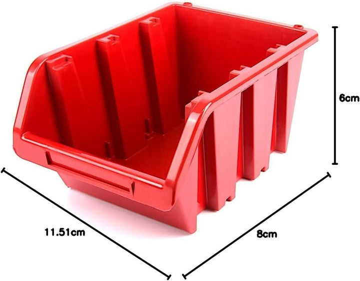 Kistenberg 36er Set Truck Aufbewahrungsbox Stapelbox Regalbox Werkzeugschale KTR12, 11,5 x 8,0 x 6,0