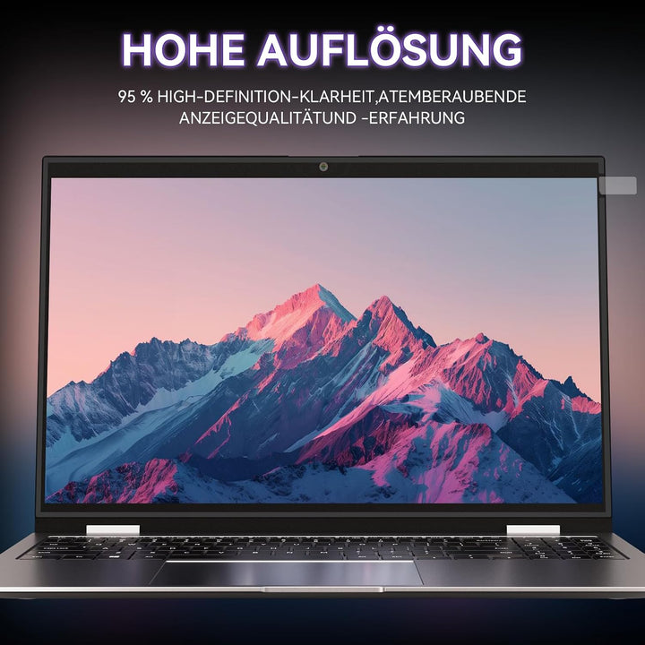 Blickschutzfolie für Laptop 16 Zoll 16:10, Anti Glare &amp; Blaulichtfilternd, Mit Randseitigen Klebestr