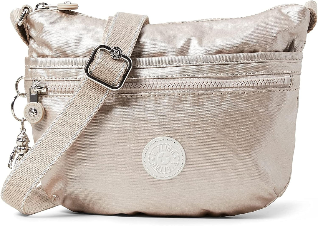 Kipling Damen Arto Tasche, Silber (Metallic Glow), 25x21x3 centimeters (B x H T) EU, Metallic Glow