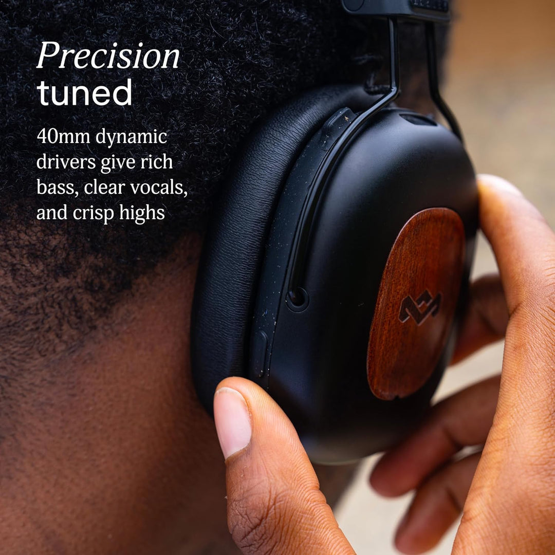 Marley House of Positive Vibration Rebel kabellose Bluetooth Kopfhörer - Over-Ear Wireless ANC mit a