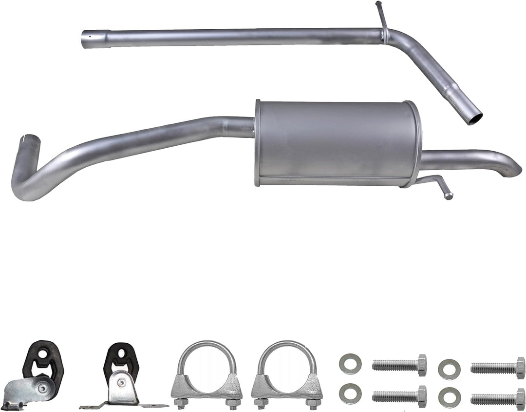 Ferroz Export Ersatz für Auspuff VW FOX 1.2 2005-2011 Rohr+Endschalldämpfer Auspuffanlage