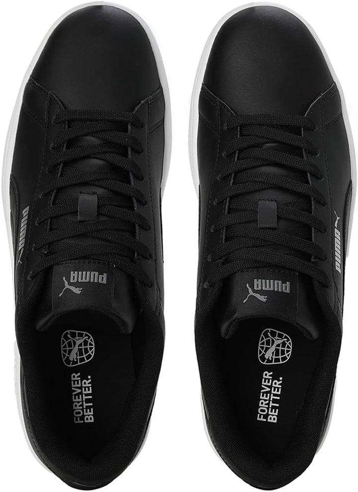 PUMA Herren Smash 3.0 L Sneaker 43 EU Puma Black Puma Black Puma White, 43 EU Puma Black Puma Black
