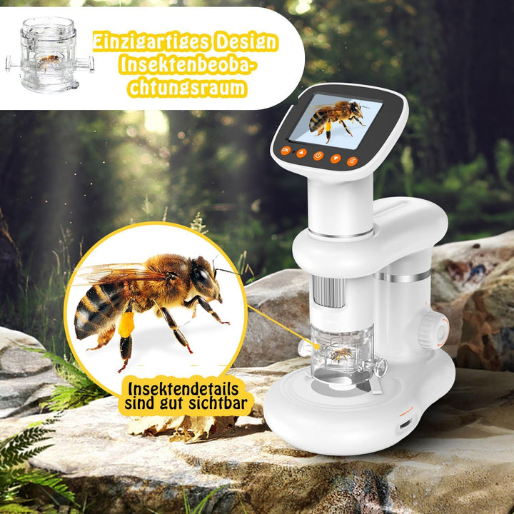 Microscope IMICHI Mikroskop für Kinder Bildschirm 1000X grosse Vergrösserung klares Bild, einzigarti
