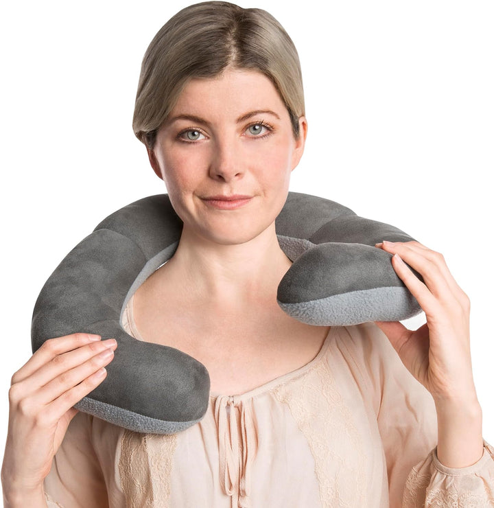 Travelon Deluxe Wrap-N-Rest Pillow, Dark Gray/Light Gray Einheitsgrösse Dunkelgrau/Hellgrau, Einheit