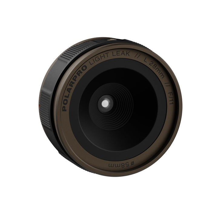 PolarPro - LightLeak Lens - The ONE - 28mm - f11 - Kameraobjektiv - Einstellbarer Lichteinfall - Zei