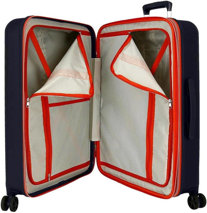 Reebok Roxbury Kofferset Blau 55/70 cm Starres ABS Integrierter TSA-Verschluss 119,4 L 6 kg 4 Doppel