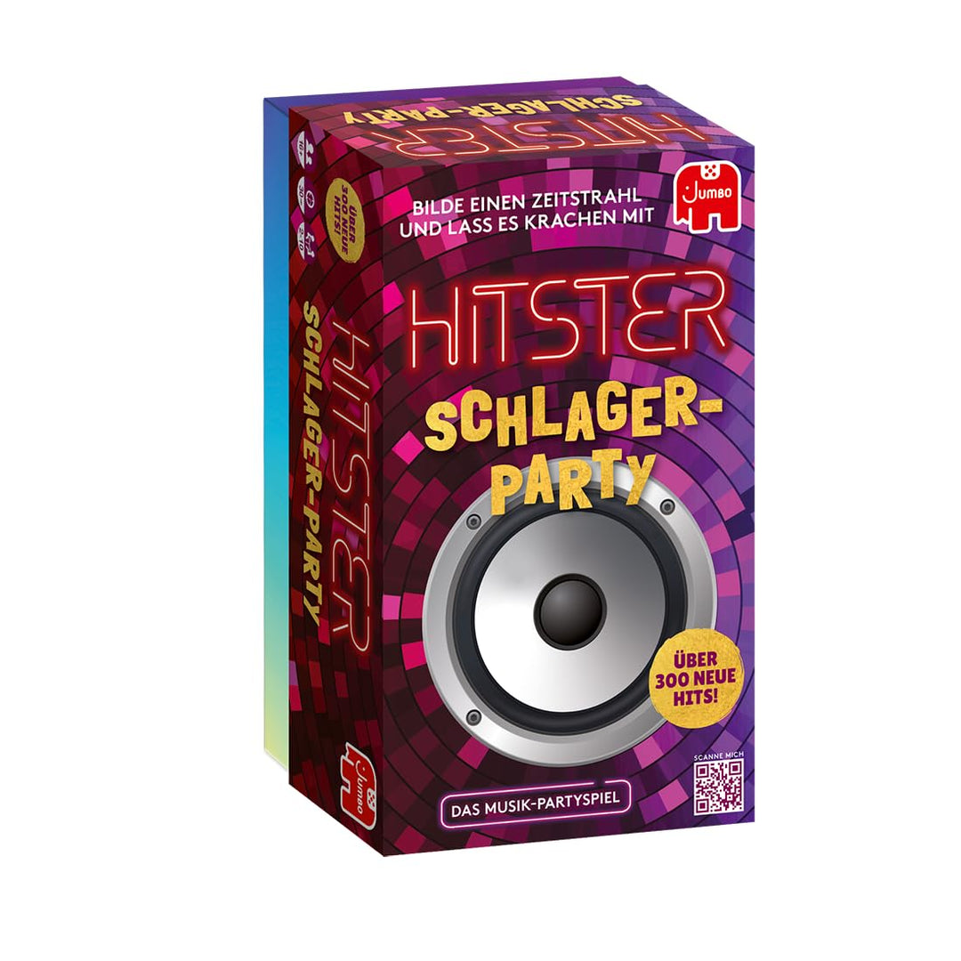 Jumbo Spiele Hitster Schlagerparty, Ein Party- und Kartenspiel für Erwachsene und Familien - 2 bis 1