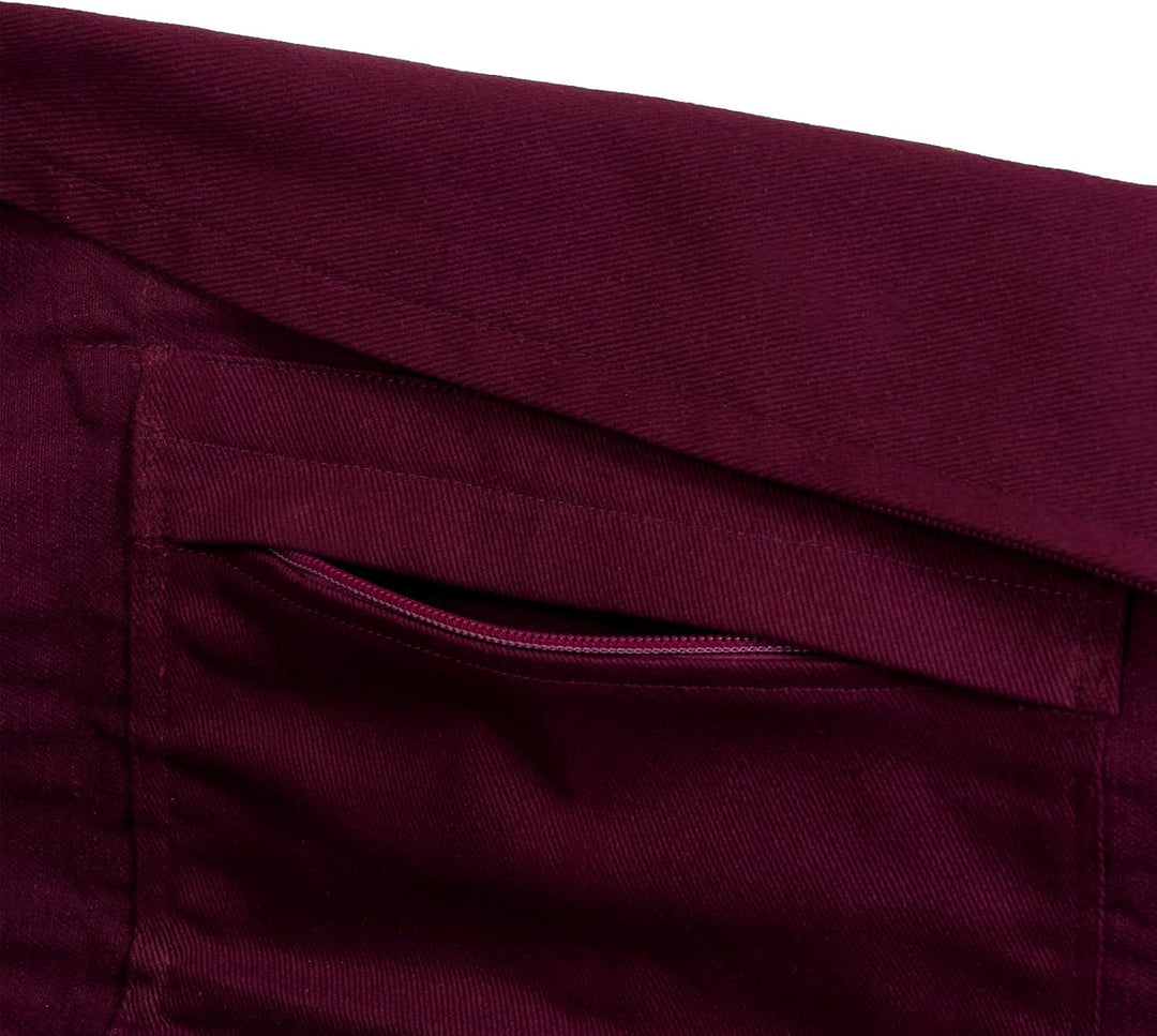 Yoga Studio YS/KitBag/SolidColours/Burgundy Yoga Kit, 71 x 23 x 18 cm, Baumwolle Yogamatte Tasche mi