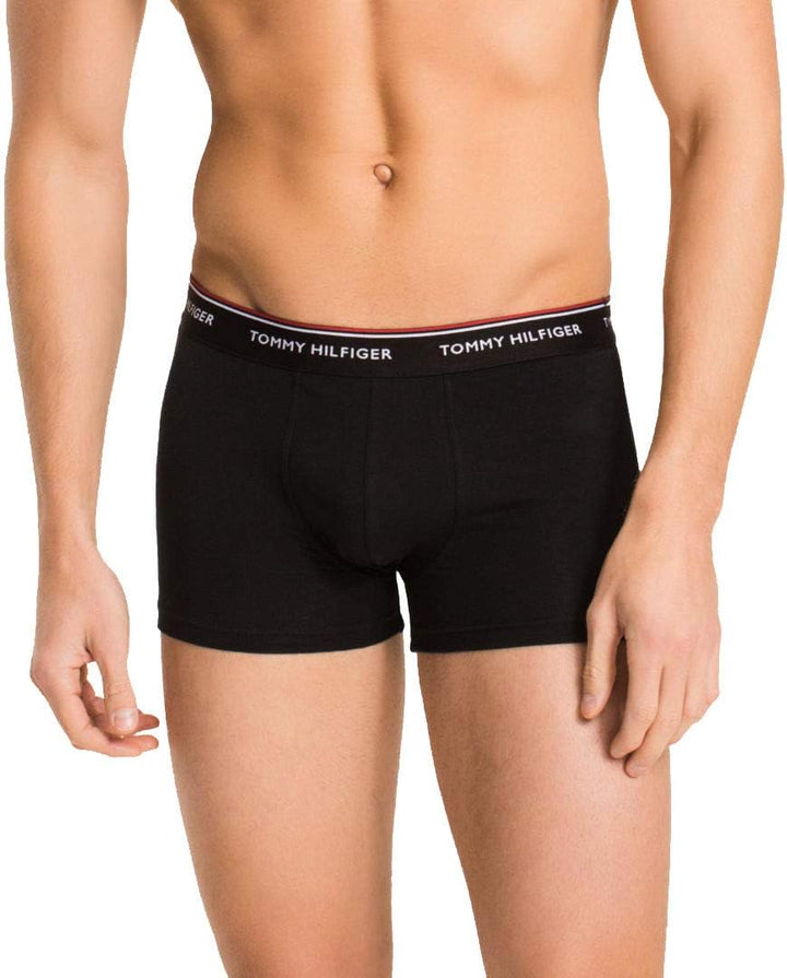 Tommy Hilfiger Herren 3er Pack Boxershorts Trunks Unterwäsche M Schwarz (Black), M Schwarz (Black)