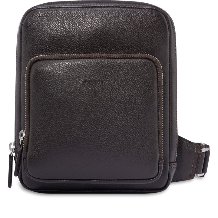 PICARD Herren Gürteltasche Milano aus Rindsleder OneSize | mit Reissverschluss | Gürteltasche | Allt