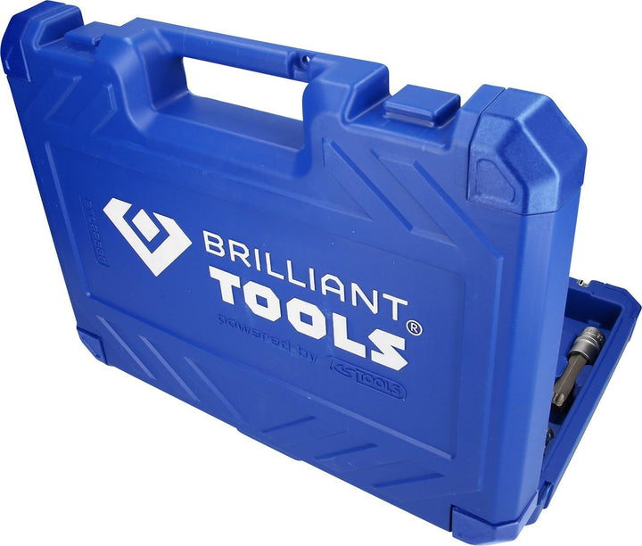 BRILLIANT TOOLS BT022532 1/2" Bit-Stecknuss-Satz, 32-tlg, Torx-Profil [Powered by KS TOOLS] 32-tlg.