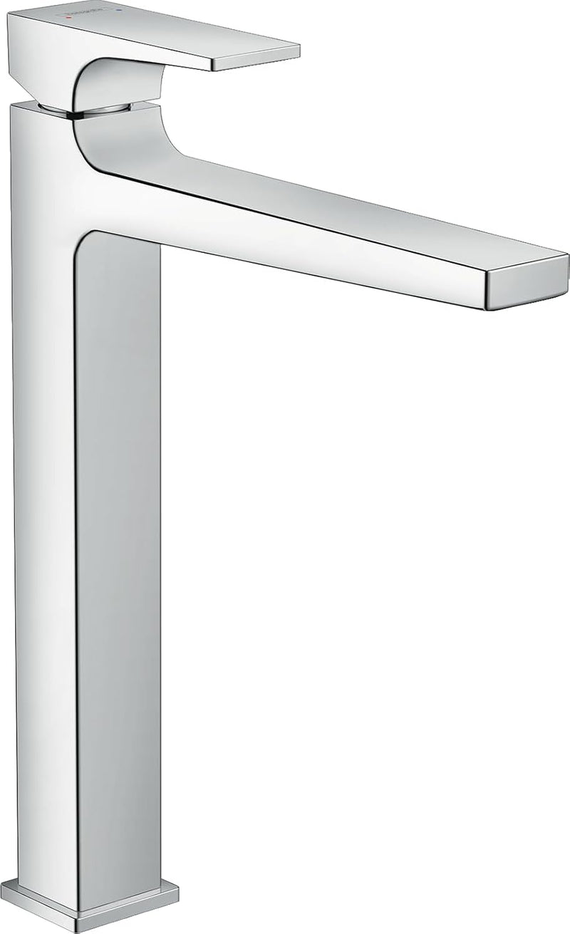 hansgrohe Wasserhahn Metropol (Armatur mit Auslauf Höhe 260 mm und Push-Open Ablaufgarnitur) Chrom C