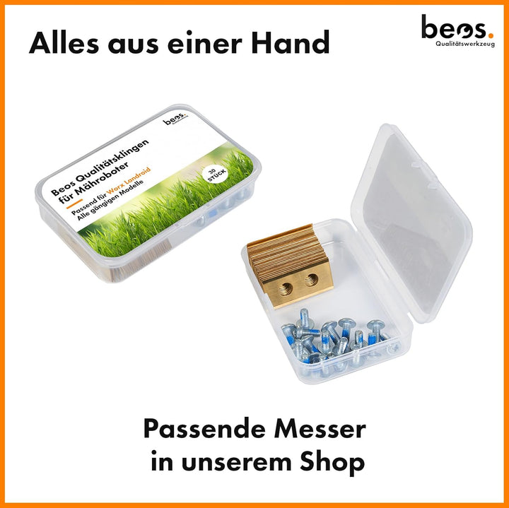 BEOS® Premium Mähroboter Tuning-Messerteller für 6X Klingen - glasfaserverstärkte Messerscheibe - Ra