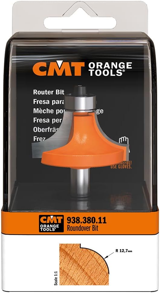 CMT Orange Tools 938.380.11 – Erdbeere R. Concavo mit rodam. HM S 8 D 38.1 R 12.7